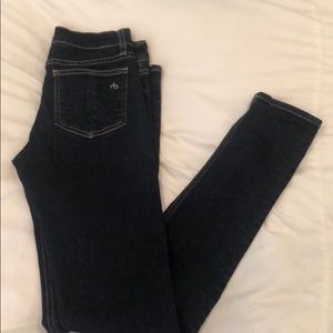 Rag and Bone high waisted dark wash jeans